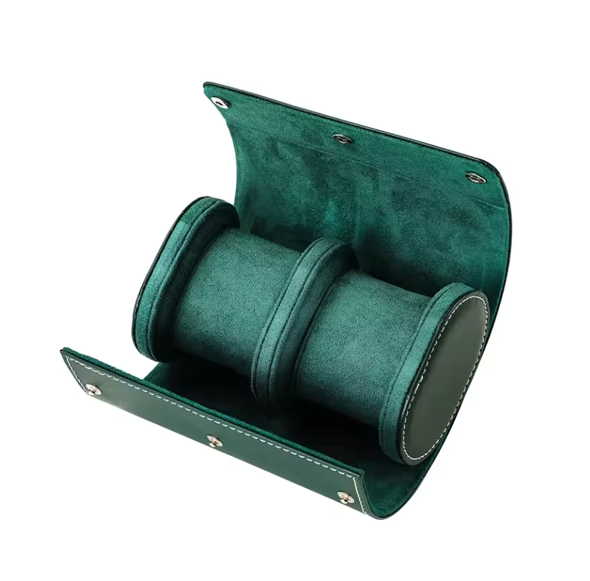 Watch Box 2-Slot Leather Case
