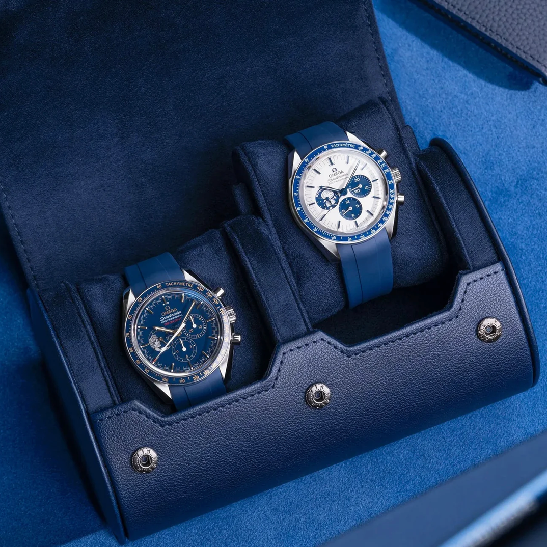 Watch Box 2-Slot Leather Case